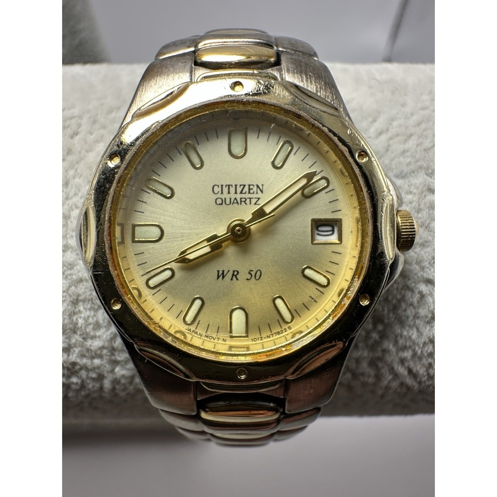 Citizen 1012-S68318 Ladies 25MM 6.5" New Battery Two Tone T22